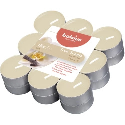 Bolsius True Scents tealighty zapachowe 18 szt - Vanilla