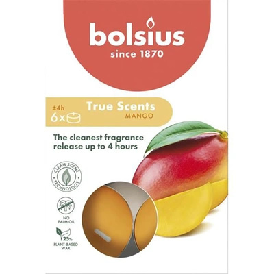 Bolsius True Scents scented tealights 6 pcs - Mango