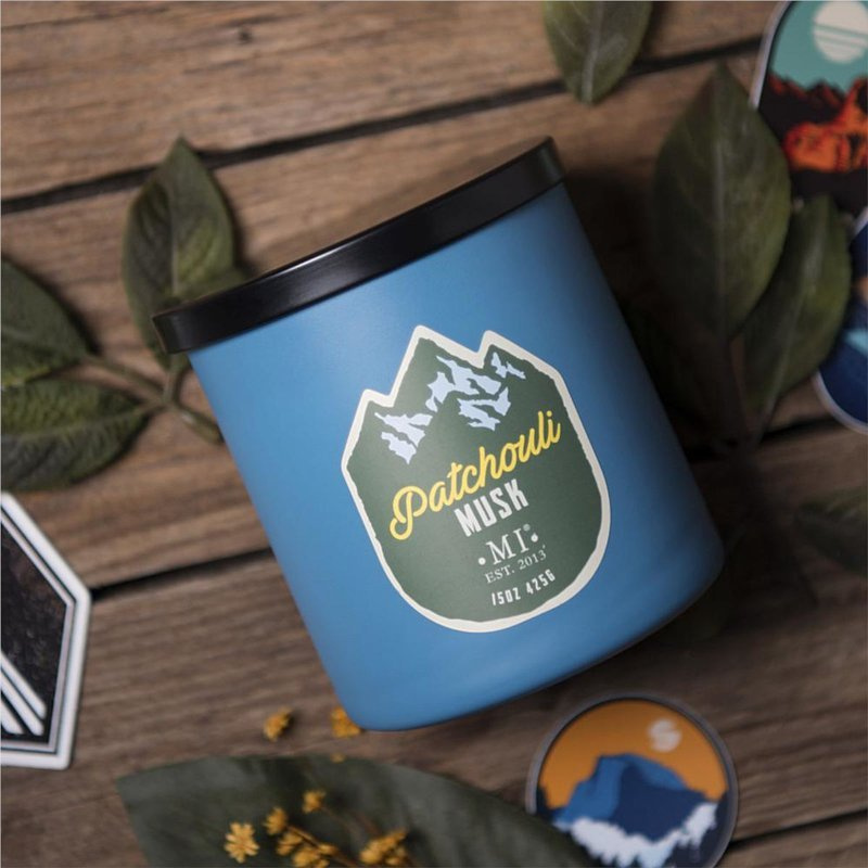 Candela profumata per uomo Patchouli Musk Colonial Candle