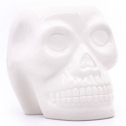 Geurbrander Skull Wit keramiek schedel