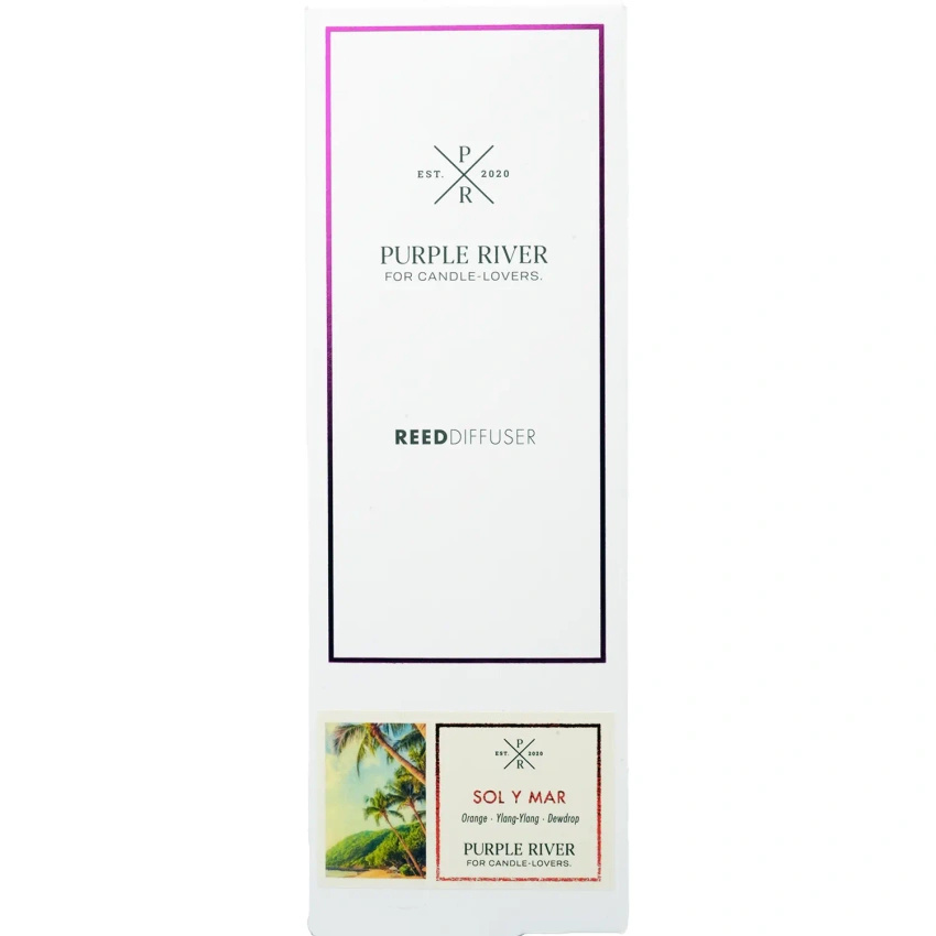 Purple River geurstokjes 100 ml - Sol y Mar