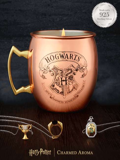 Свеча с украшениями Гарри Поттер Крестраж чашка ожерелье серебро 925 Charmed Aroma