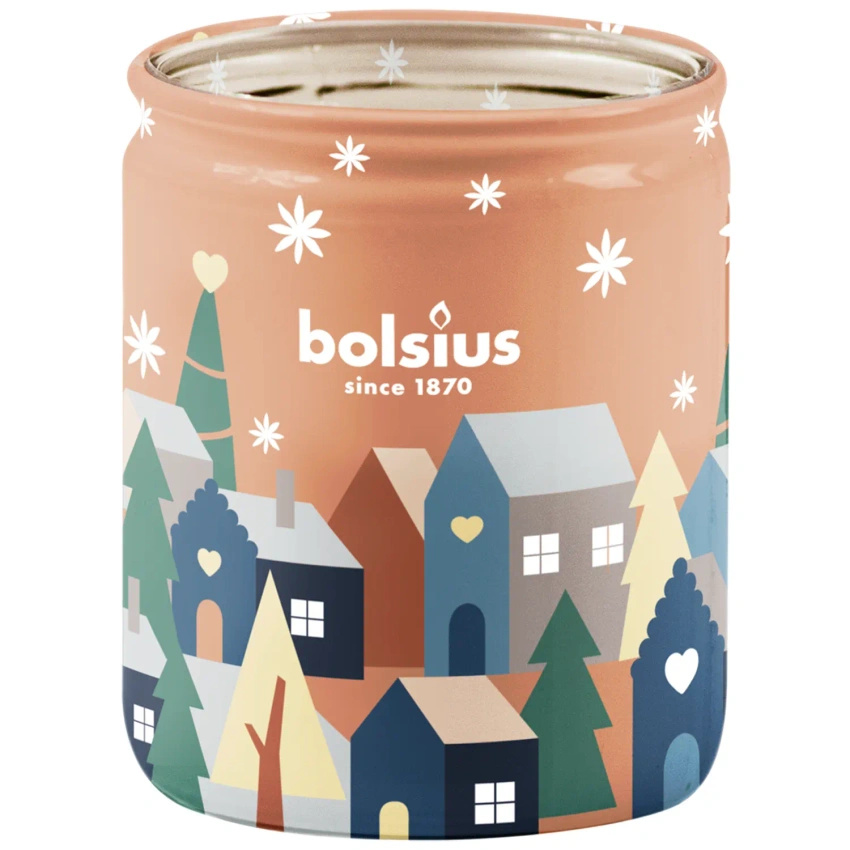 Bolsius True Glow Kerst Geurkaars 82/68 mm - Silent Night