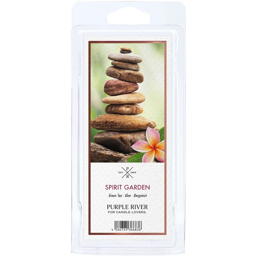 Cera perfumada de soja Spirit Garden Purple River 50 g