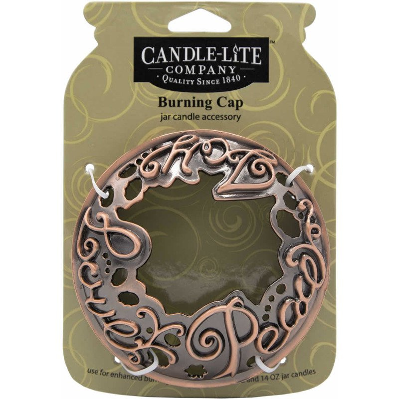Burning cap metal Candle-lite - Handwriting