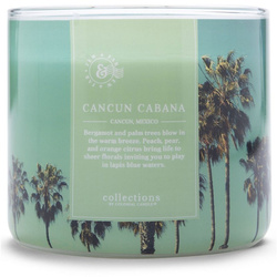 Colonial Candle Candela profumata da viaggio alla soia - Cancun Cabana