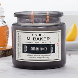 Vela perfumada soja farmacia tarro 396 g Colonial Candle M Baker - Citron Honey