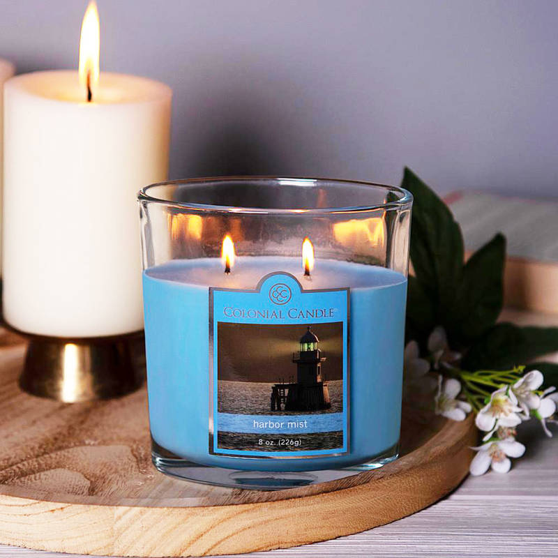 Vela perfumada ovalada Colonial Candle 226 g - Harbor Mist