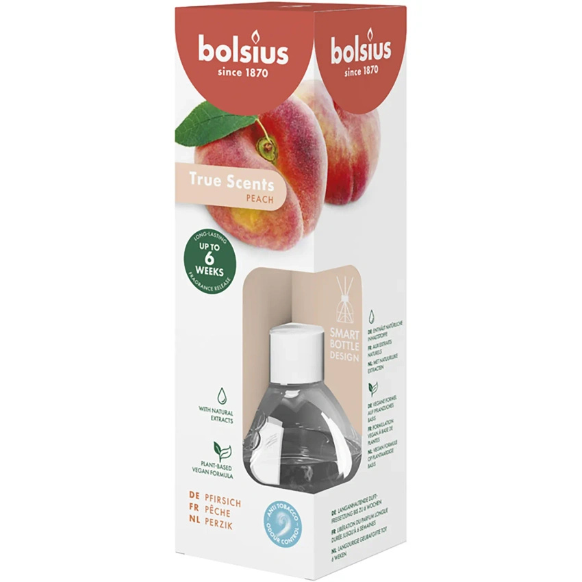 Bolsius True Scents geurverspreider 60 ml - Peach