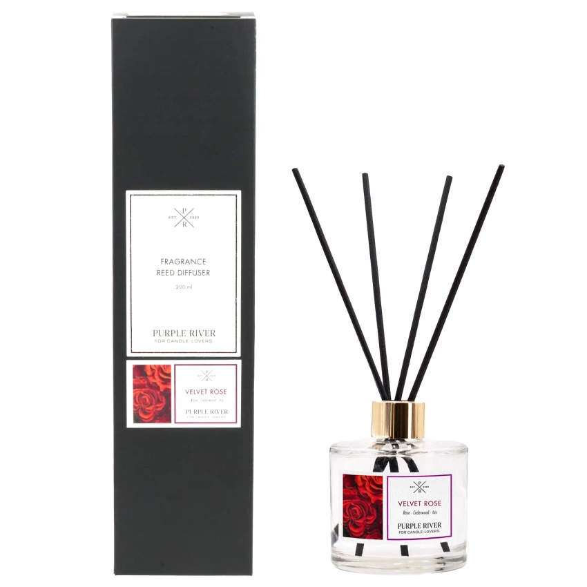 Difusor de varillas Purple River 200 ml - Velvet Rose