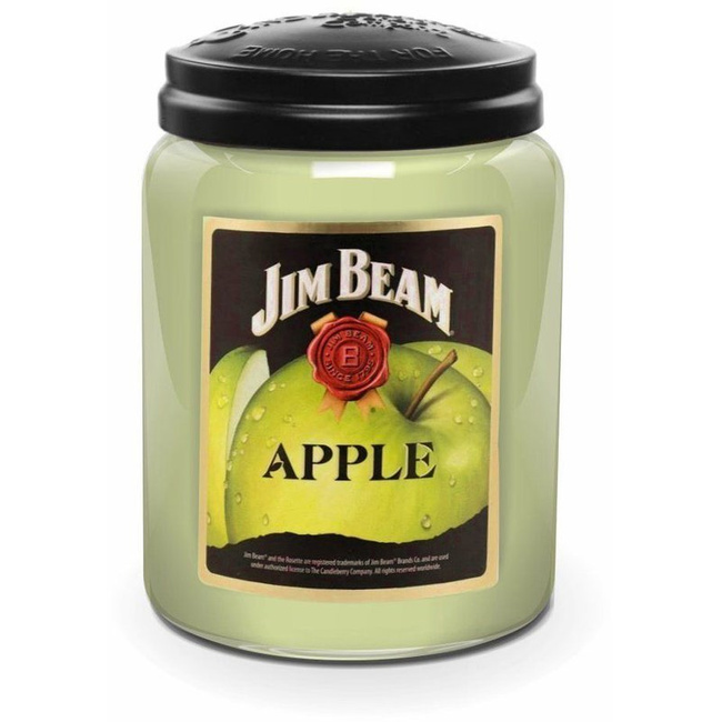Candleberry Jim Beam stort doftljus i glas 570 g - Jim Beam Apple®