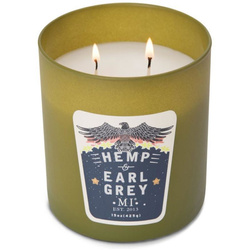 Świeca zapachowa dla mężczyzn Hemp Earl Gray Colonial Candle
