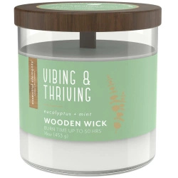 Bougie parfumée soja huiles essentielles Candle-lite Essential Elements 454 g - Vibing Thriving