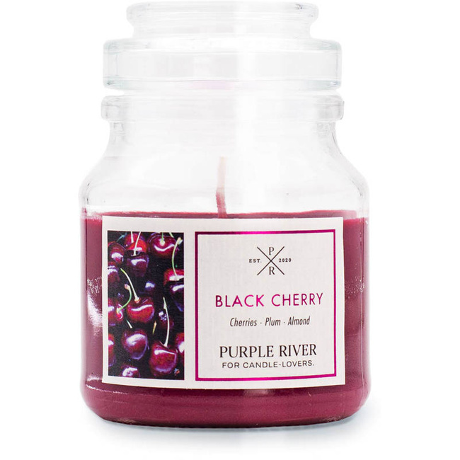 Sojowa świeca zapachowa Black Cherry Purple River 113 g