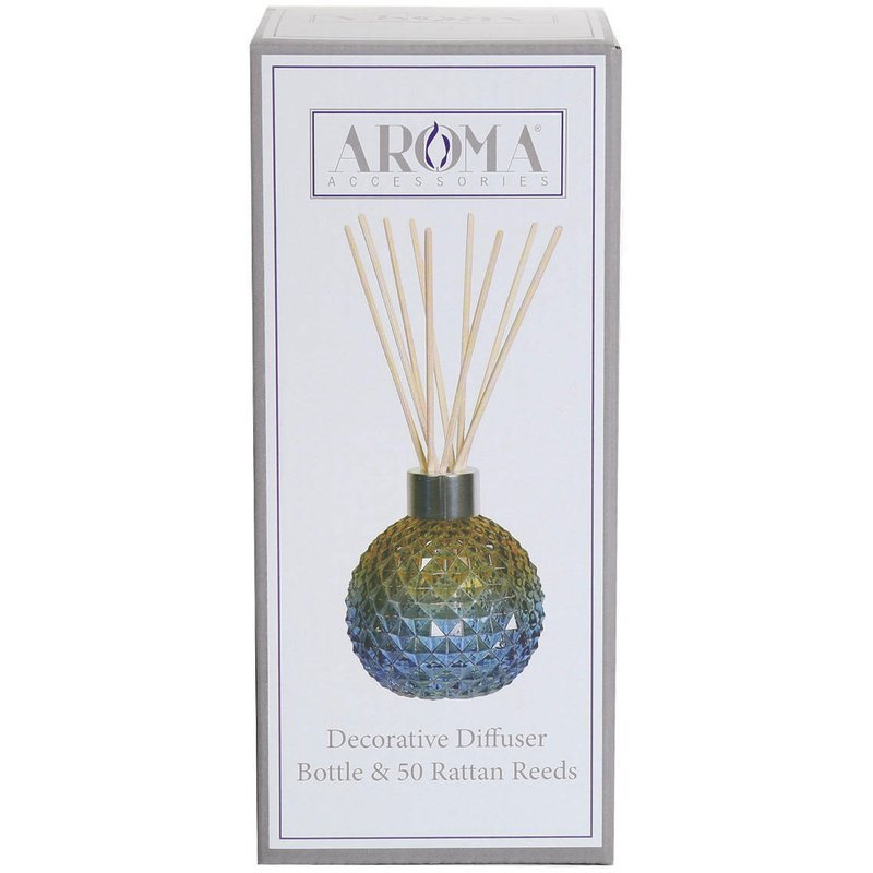 Set ricarica bottiglia con bastoncini Woodbridge - Ombre blu ambra
