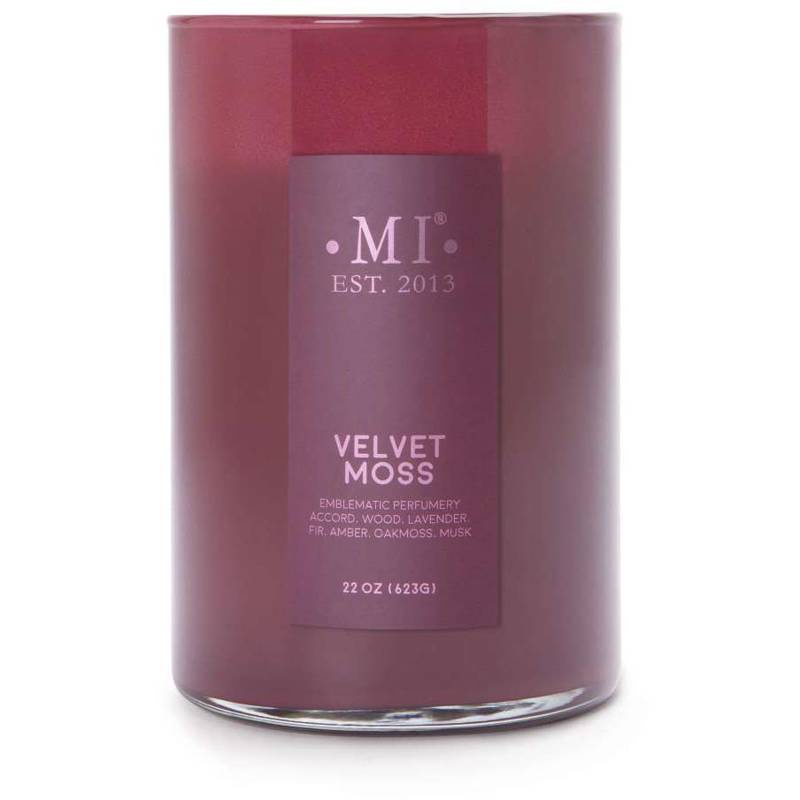 Colonial Candle Sophisticated Candela profumata alla soia da uomo in vetro 22 oz 623 g - Velvet Moss