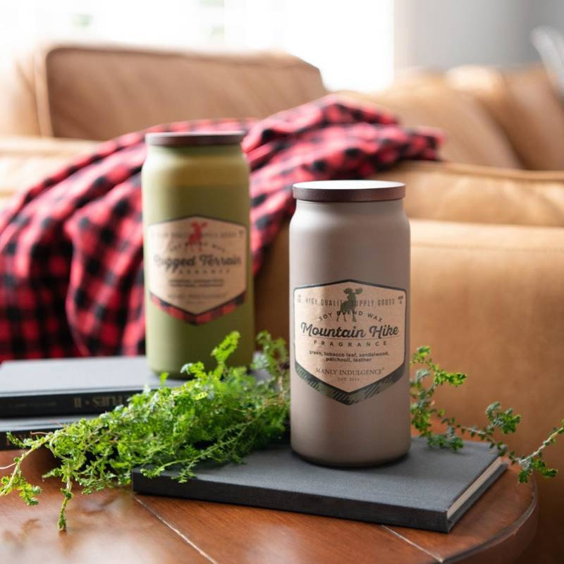 Soy scented candle for men Rugged Terrain Colonial Candle