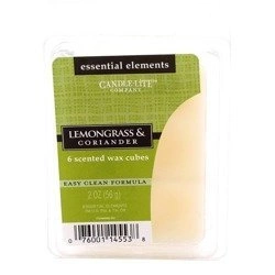 Sojų vaškas tirpsta Candle-lite Essential Elements - Lemongrass Coriander
