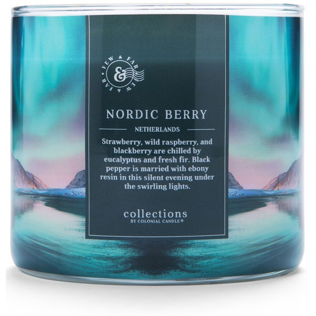 Colonial Candle Travel vela perfumada de soja - Nordic Berry