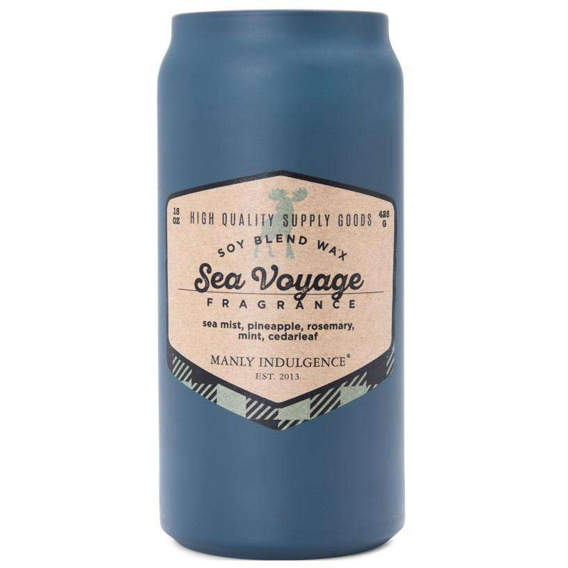 Soy scented candle for men Sea Voyage Colonial Candle