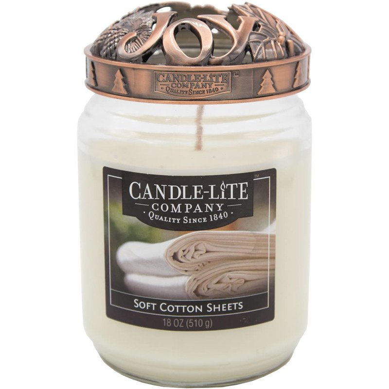 Bougie couvercle métal Candle-lite - Leaf
