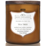Sojowa świeca zapachowa męska drewniany knot Colonial Candle - Tea Tree