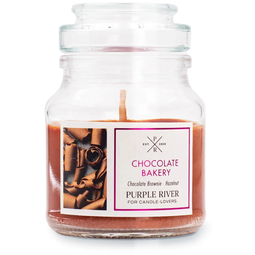 Purple River candela di soia profumata 113 g - Chocolate Bakery