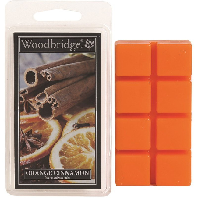Wosk zapachowy Woodbridge cynamon pomarańcza 68 g - Orange Cinnamon