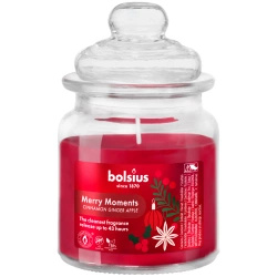 Bolsius Bougie de Noël True Glow 129/79 mm Merry Moments