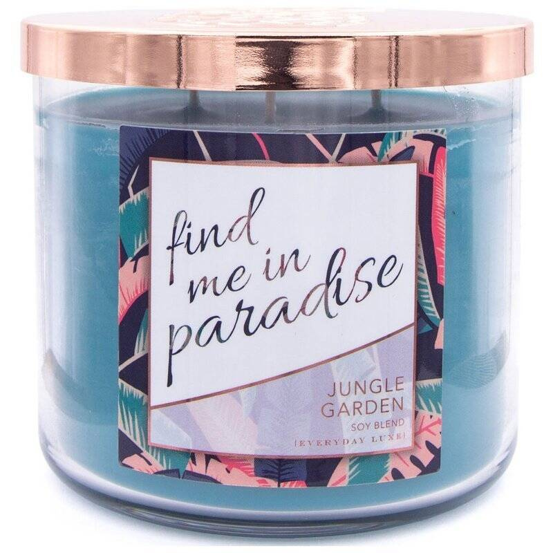 Colonial Candle Luxe large soy scented candle 3 wicks 14.5 oz 411 g - Find Me In Paradise