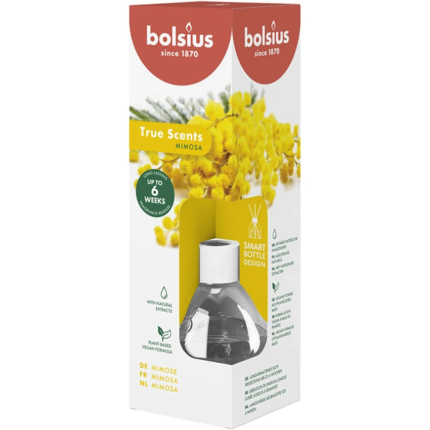 Bolsius True Scents fragrance diffuser 60 ml - Mimosa